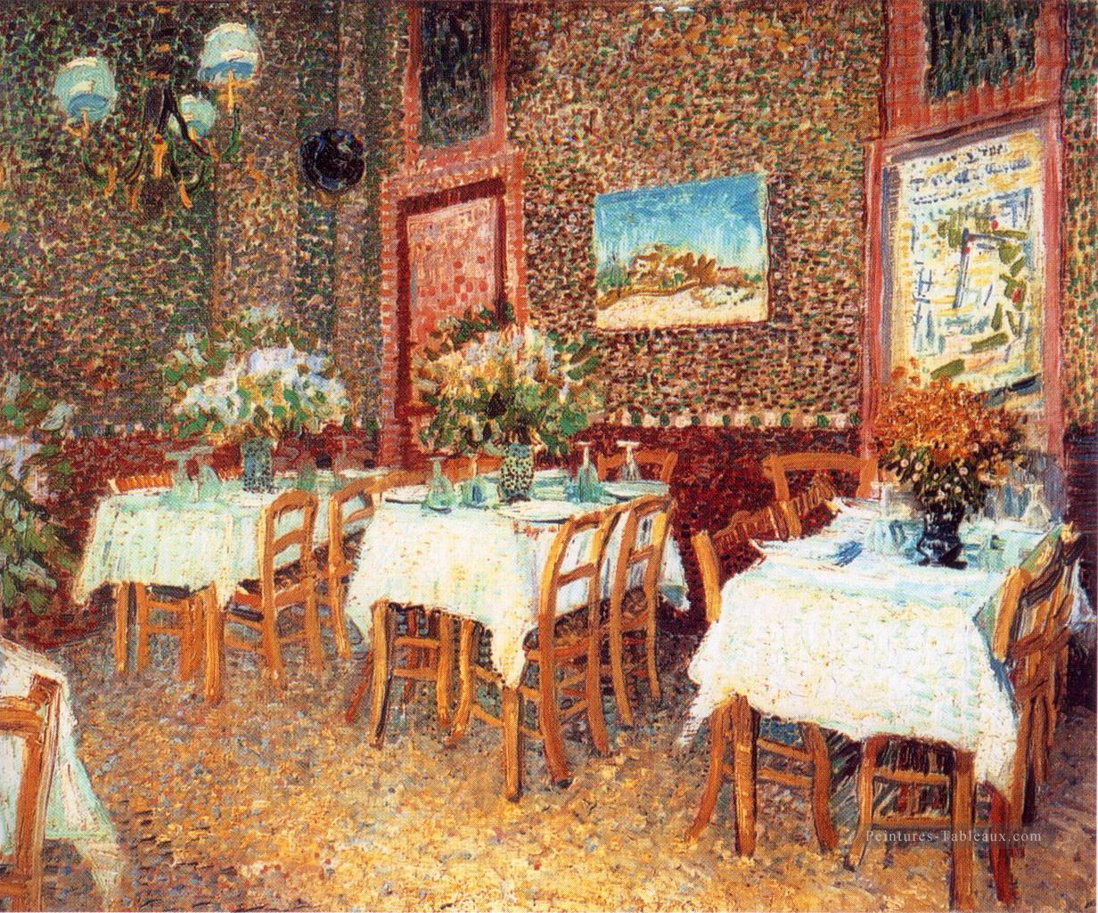 Intérieur d’un restaurant 2 Vincent van Gogh Peintures à l'huile